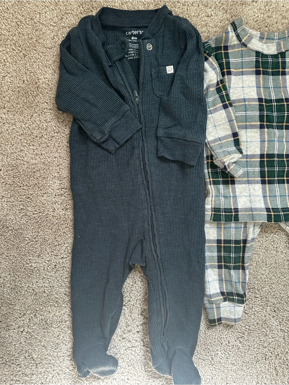 6 months Carter's & 6-12 month Gap pajama bundle